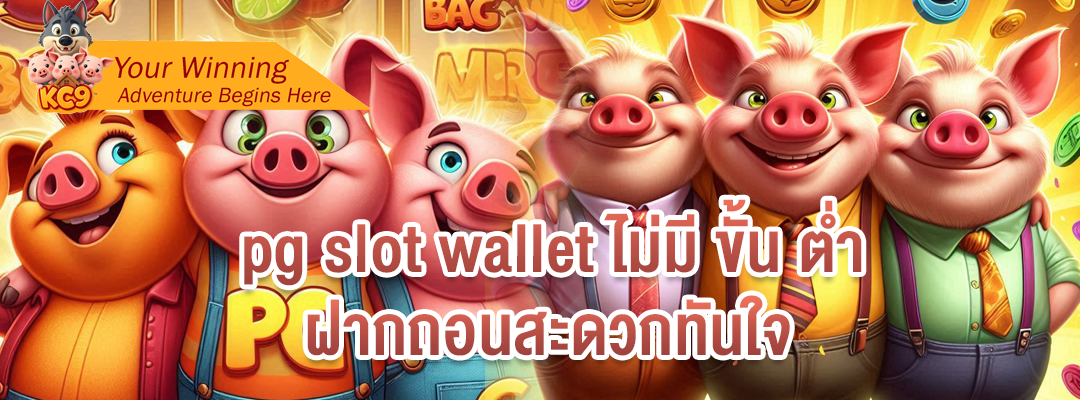 pg slot wallet ไม่มี ขั้น ต่ำ